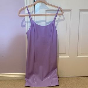 Vegan leather dress size 4.